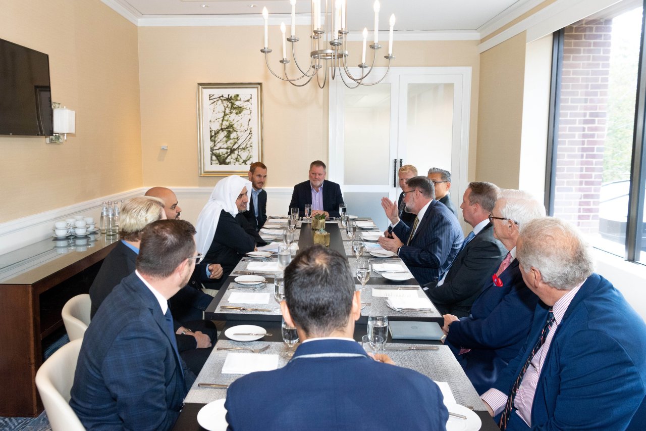 Mohammad Alissa a rencontré à Washington plusieurs dirigeants évangéliques américains pour traiter de sujets communs et étudier le contenu civilisationnel humaniste