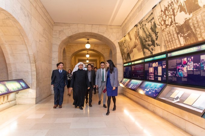 In NYC, HE Dr. Mohammad Alissa toured the nypl