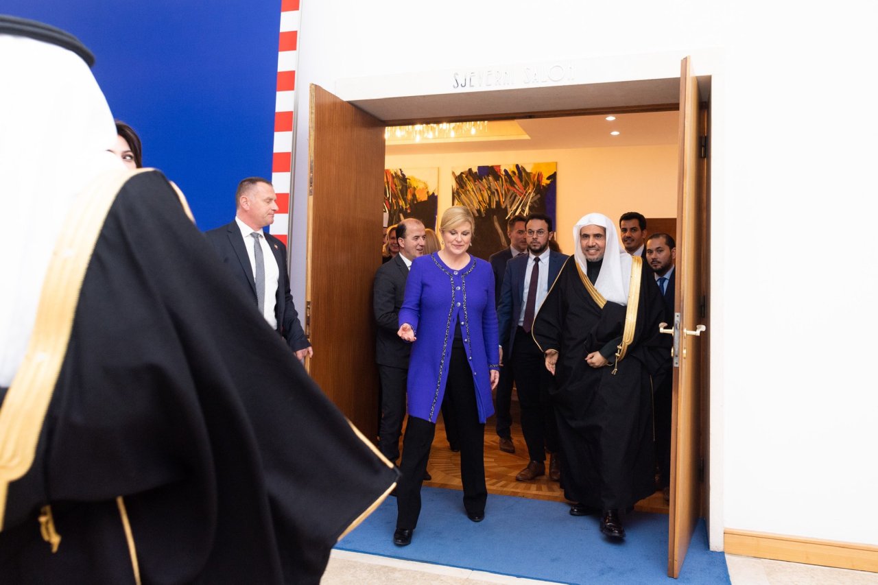 HE Dr. Mohammad Alissa met with Croatian President Ured_PRH Kolinda GKto