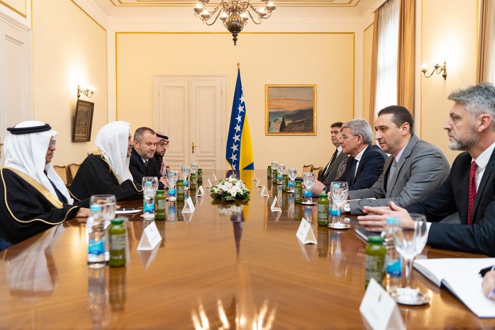HE Dr. Mohammad Alissa was welcomed in Sarajevo by the president of Bosnia-Herzegovina