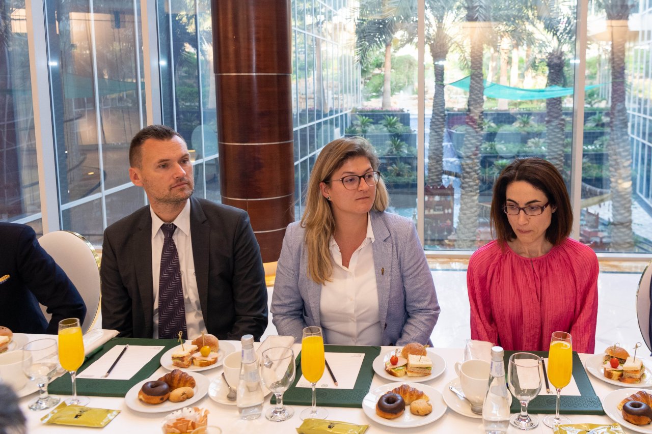 Mohammad Alissa a rencontré le Groupe de travail sur le Moyen-Orient et le Golfe du Conseil européen (MOG),