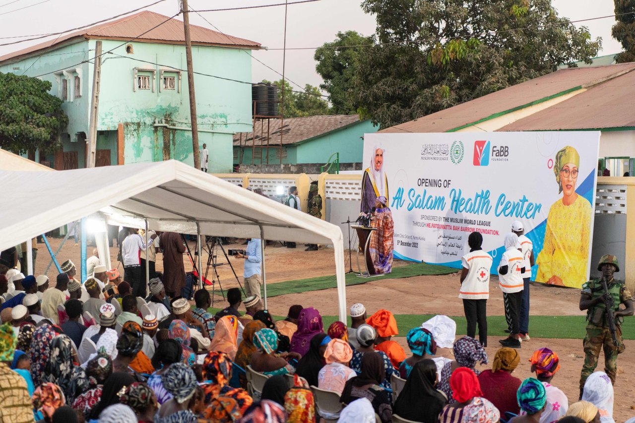 Mohammad Alissa inaugure le centre médical Al-Salam dans la capitale gambienne