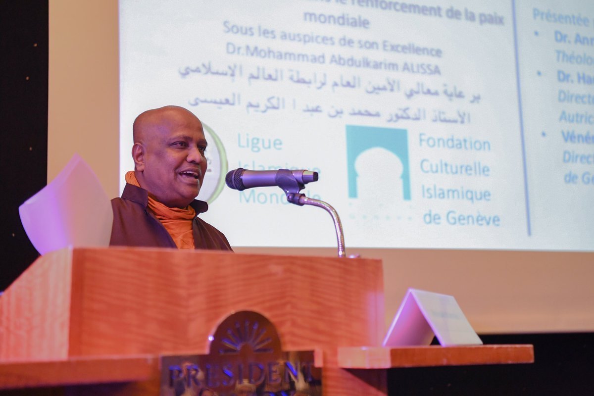 Dans la capitale des organisations internationales, Genève, le SG ouvre une rencontre traitant de la paix mondiale et de la cohabitation religieuse et culturelle