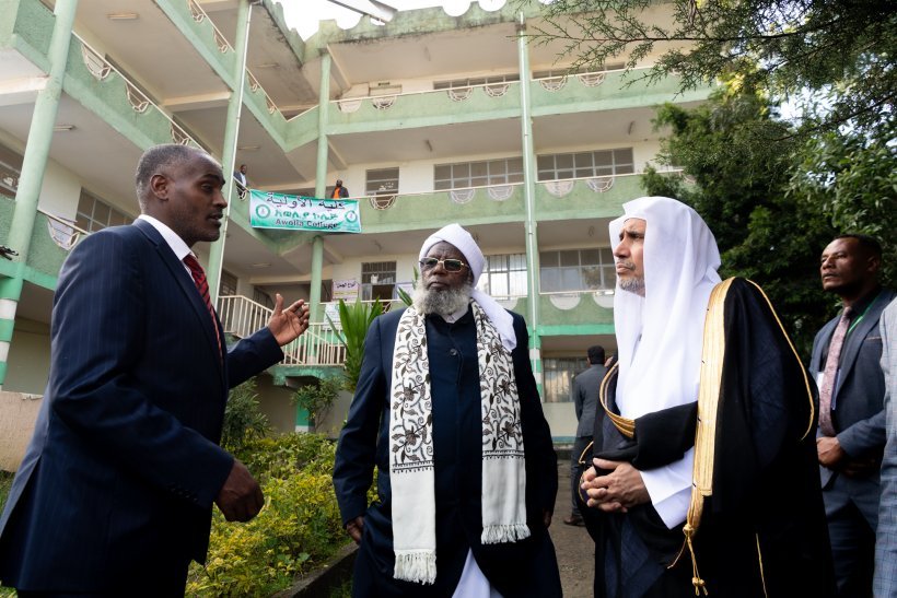 معالي الأمين العام، رئيس هيئة علماء المسلمين، فضيلة الشيخ د.⁧‫محمد العيسى‬⁩ يزور أكاديمية الأولية بأديس أبابا