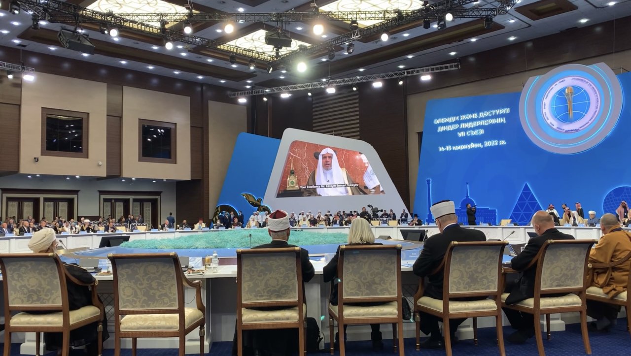  Cheikh Alissa et le Secrétaire général des Nations Unies ont partagé deux discours &quot;enregistrés&quot; à l'invitation du président du Kazakhstan
