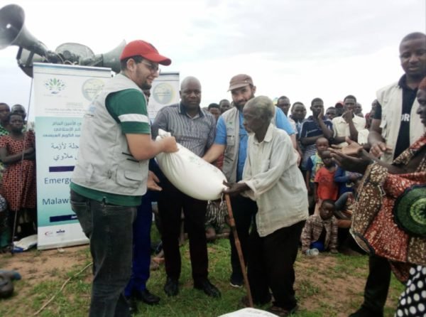The MWL donated 1,000 bags of flour to citizens of the Karonga district in Malawi after a drought and floods left the region bereft of crops