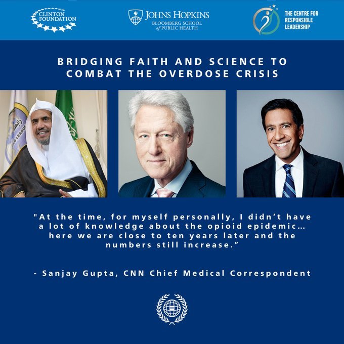 HE Dr. Mohammad AlIssa said that religious groups must take a multi-faceted approach to overcome the opioid addiction