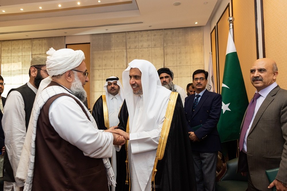 The Secretary General of the MWL meets the Pakistani Minister of Religious Affairs