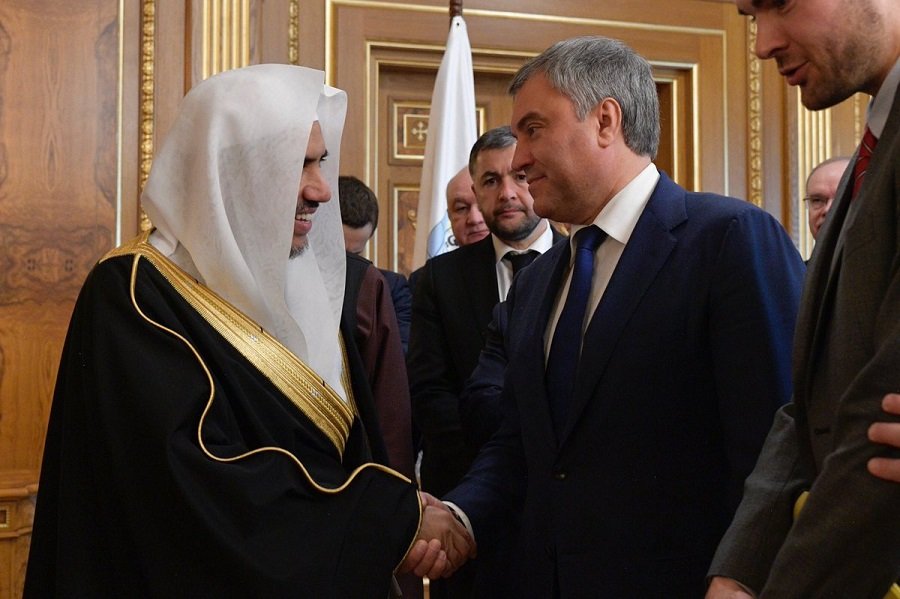 Le Président de la #Douma en Russie Mr. Viatcheslav Volodine reçoit le D. #MohammadAlissa à #Moscou