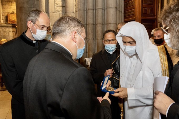 Mohammad Alissa stated that, “we are all United by fraternity, love and cooperation. We say to the world that we will never allow the forces of evil to divide us”