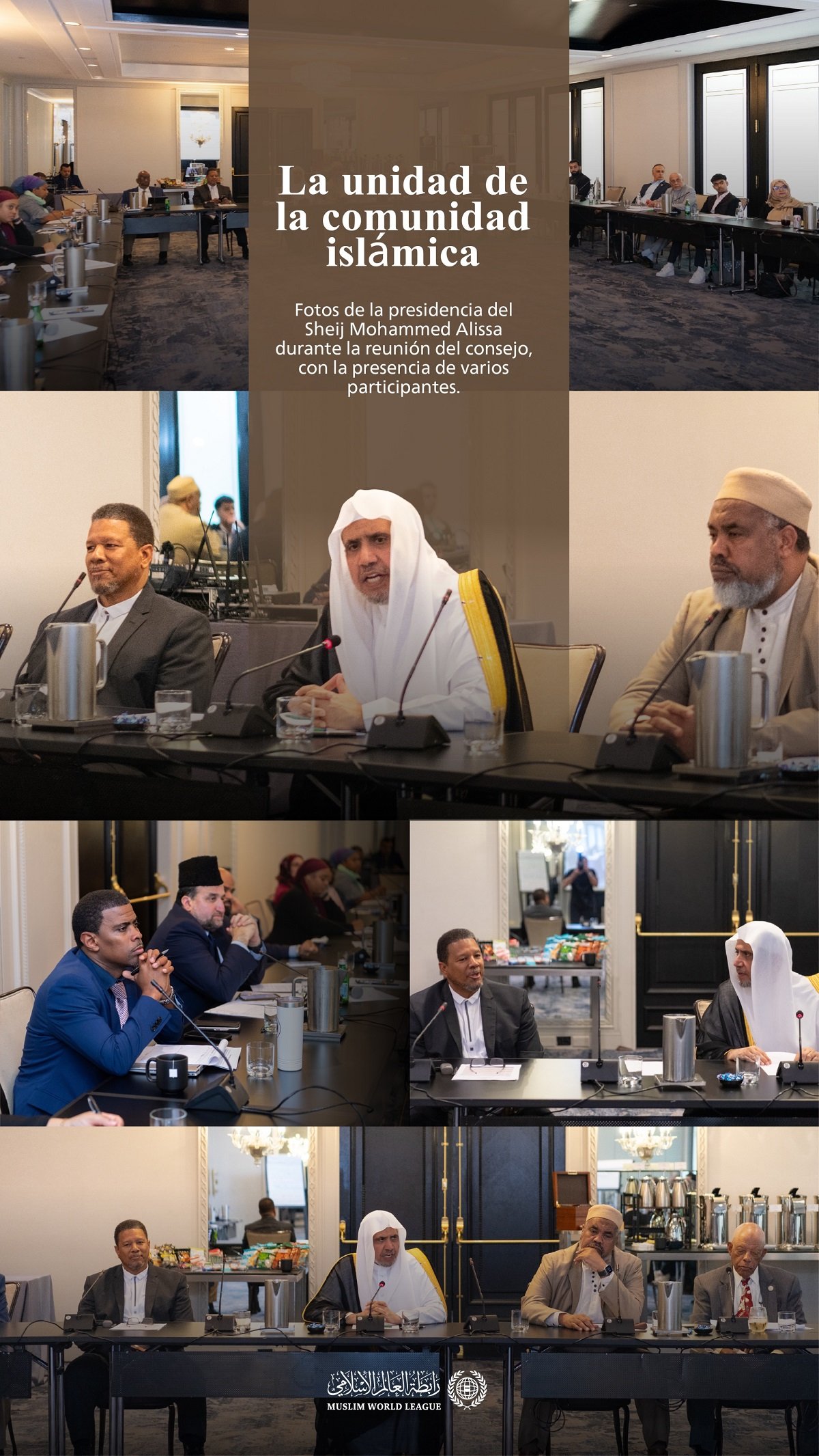 El Secretario General, Presidente de la Comisión de Ulemas, el Sheij Mohammed Al-Issa, presidió en Washington, capital de los Estados Unidos