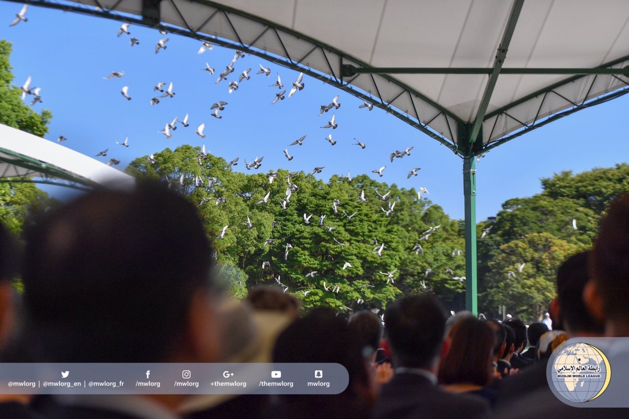 ‏معالي الأمين &quot;بدعوة رسمية&quot; يمثل المقعد الإسلامي في ذكرى إلقاء القنبلة النووية على هيروشيما اليابانية بحضور عالمي شمل عدداً من الدول الغربية