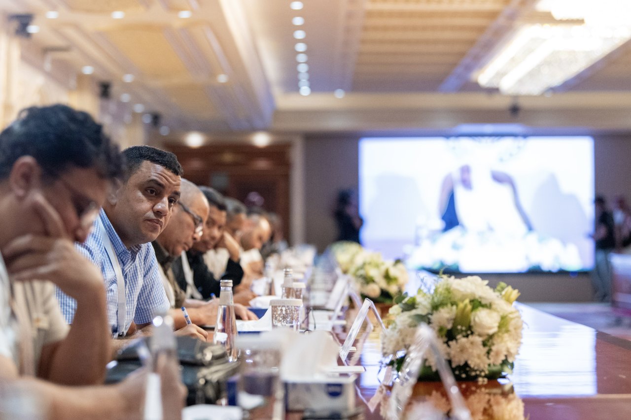 In an expanded dialogue forum with His Excellency Sheikh Dr. Mohammed Al-Issa concerning various Islamic and international issues: At the headquarters of the Muslim World League in Makkah