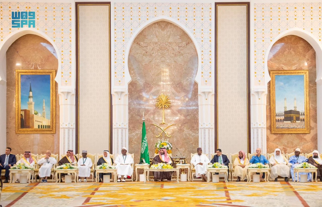 The guests of the Muslim World League are honored to attend the annual reception held on behalf of the Custodian of the Two Holy Mosques, King Salman bin Abdulaziz