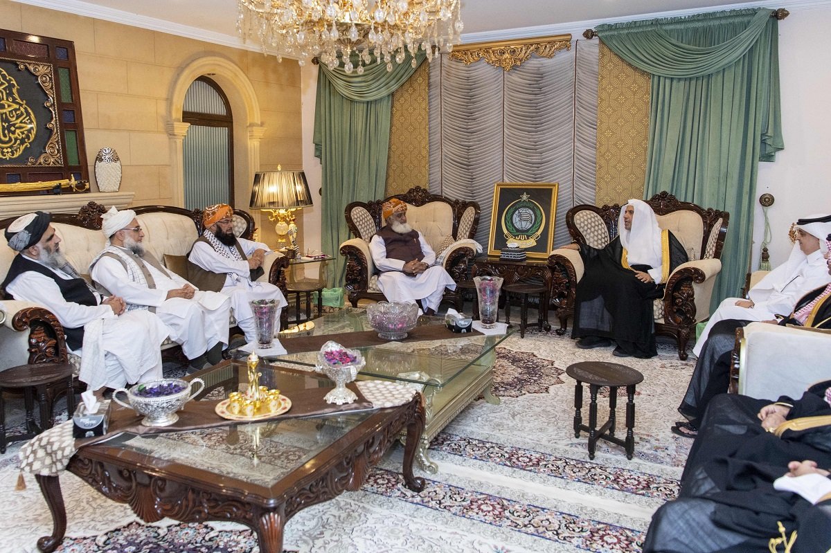 سیکرٹری جنرل عزت مآب شیخ ڈاکٹر محمد العیسی نے اسلام آباد میں برصغیر پاک وہند کی قدیم ترین جمعیت، جمعیت علمائے اسلام کے صدر مولانا فضل الرحمن سے ملاقات کی