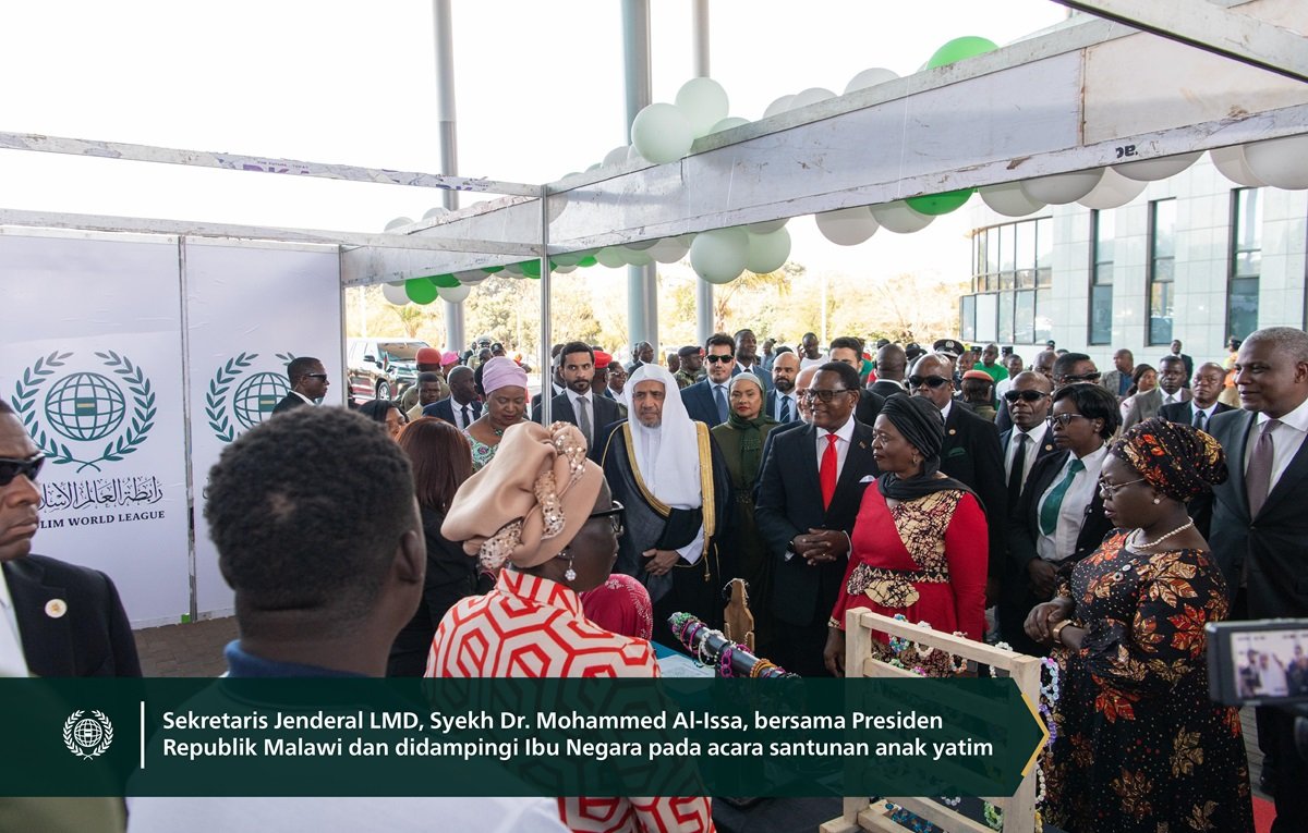Sebagai penghormatan terhadap 6 ribu anak yatim yang diasuh oleh LMD.. Liga Muslim Dunia merayakan programnya yang ditujukan untuk anak-anak yatim di Republik Malawi, dengan kehadiran Yang Mulia Presiden