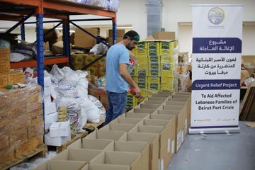 The MWL started distribution of food baskets this week