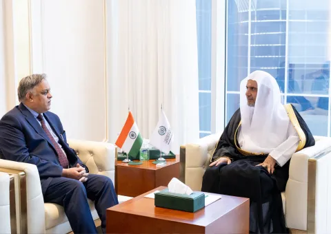 Earlier today at the MWL office in Riyadh, His Excellency Sheikh Dr. Mohammed Alissa, Secretary-General of the MWL and Chairman of the Organization of Muslim Scholars