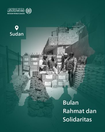 Liga Muslim Dunia terus menyalurkan paket sembako Ramadhan kepada masyarakat yang membutuhkan di seluruh dunia, dan inilah konvoi kemanusiaan di Republik Sudan