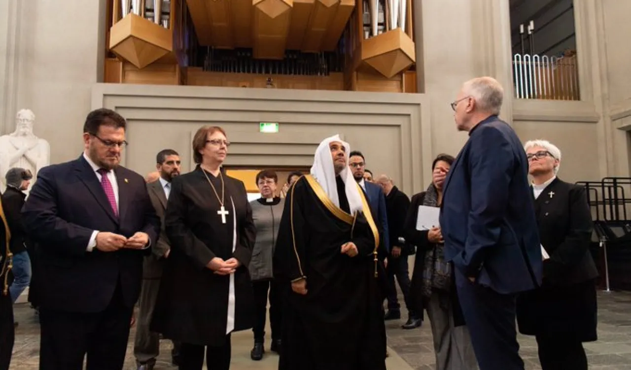  HE Dr. Mohammad Alissa met with the leadership of the Church of Iceland at Hallgríms kirkja