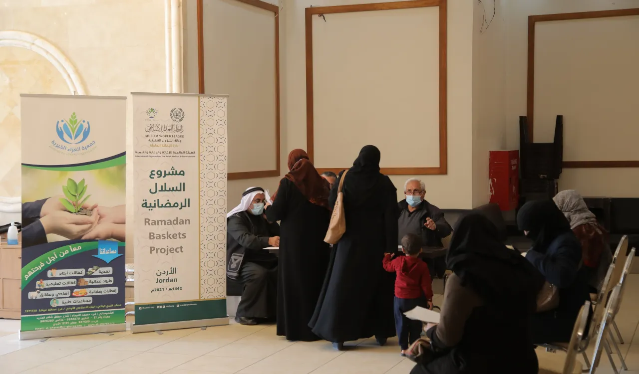 ‫اردن‬ میں شامی پناہ گزینوں کے لئے ‫رمضان‬ افطاری کوپن