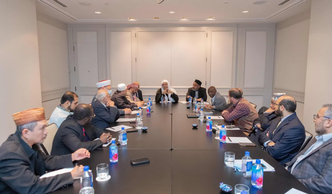 HE Dr. Mohammad Alissa met with American muftis, imams, and other leaders in Washington 