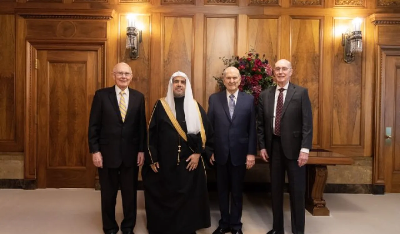  MWL and The Church of Jesus Christ of Latter-day Saints held a historic, high-level meeting to promote interreligious cooperation and understanding, and explore new partnerships between their faiths