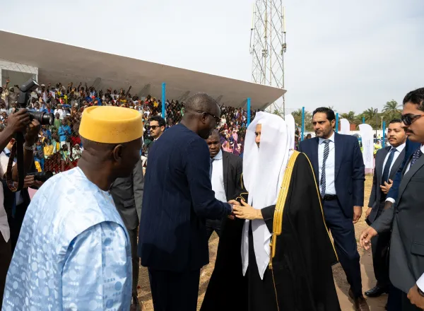 Under the patronage of His Excellency the President of Guinea-Bissau, in the largest Quranic gathering of its kind in West Africa: